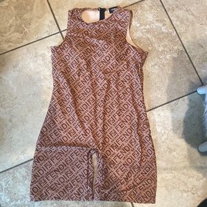 Skims Fendi jumpsuit bodysuit